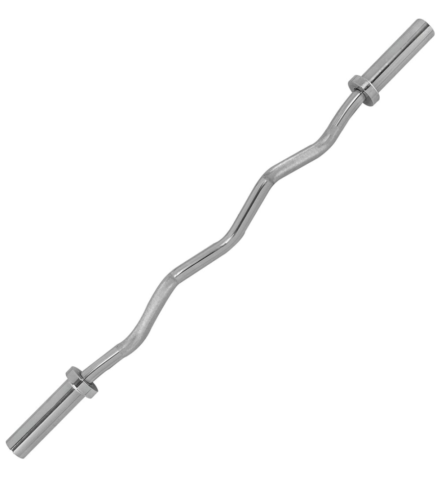 Olympic Curlbar Springcol Chrome 120cm - Tunturin Olympic Curlbar Springcol Chrome 120cm - Tunturin