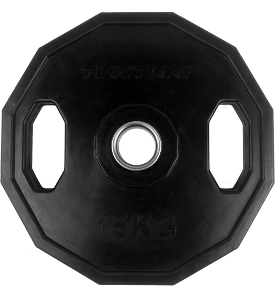 Olympic Rubber Plate 15kg - Tunturin