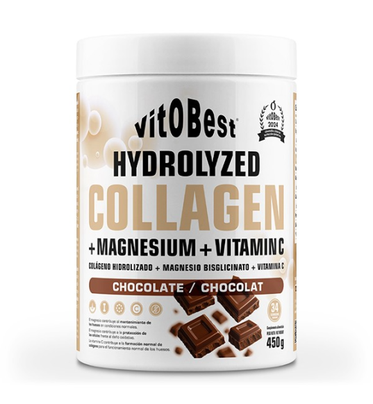 Hydrolyzed Colágeno + Magnesio+ Vitamin C 450gr - Vitobest
