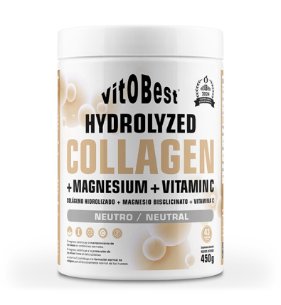 Hydrolyzed Colágeno + Magnesio+ Vitamin C 450gr - Vitobest