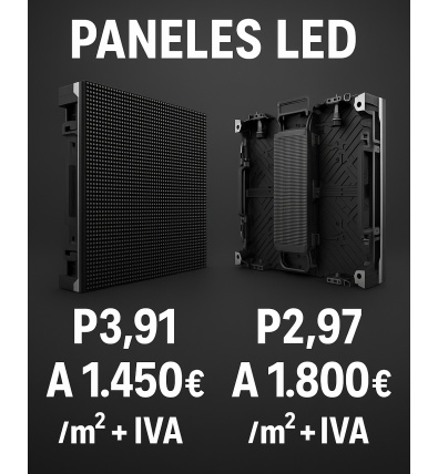 Pantalla interior LED 4K por m2
