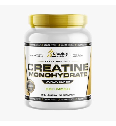 Creatina Monohidrato 200 Mesh 300gr – Quality Nutrition