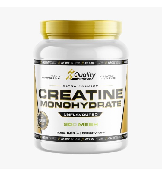 Creatina Monohidrato 200 Mesh 300gr – Quality Nutrition