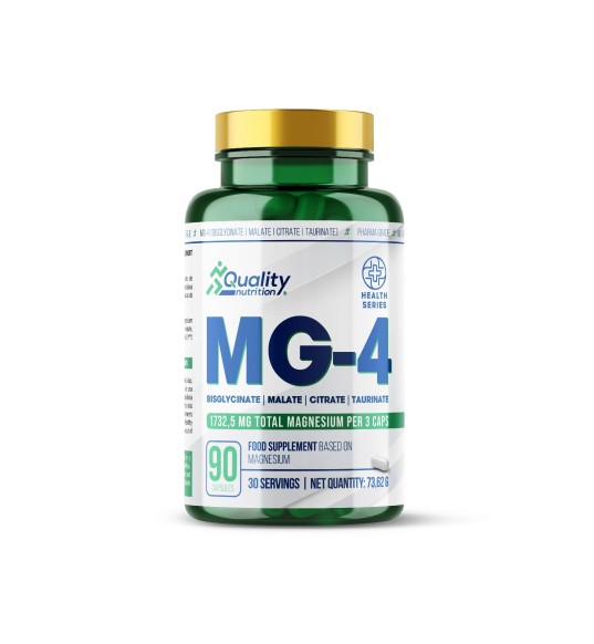 Magnesio MG 4 90 Cápsulas  - Quality Nutrition