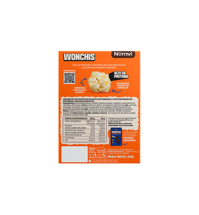 Wonchis Crujientes Pack 8 Cajas 40gr - Nomvi