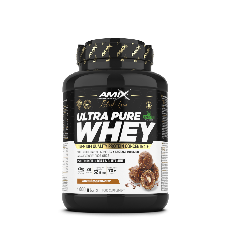 Proteína Ultra Pure Whey Black Line 1kg - Amix
