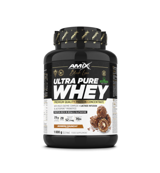 Proteína Ultra Pure Whey Black Line 1kg - Amix