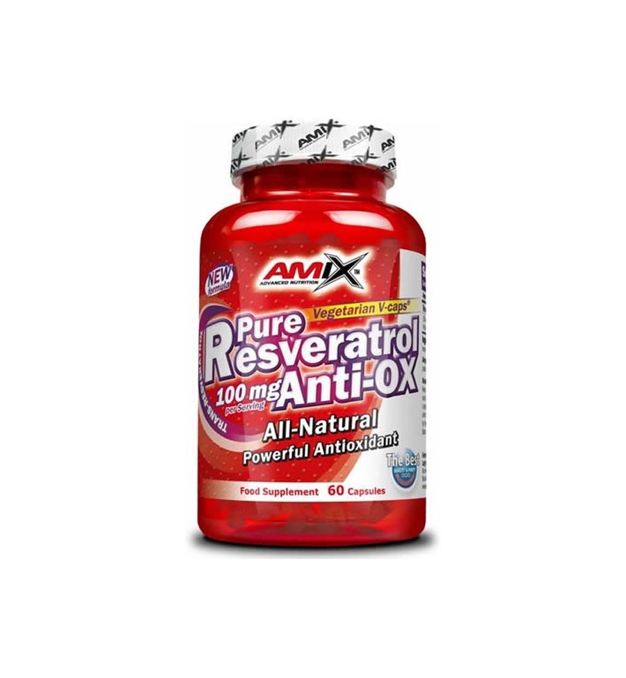 Pure Resveratrol Anti-Ox 60 Cápsulas - Amix Pure Resveratrol Anti-Ox 60 Cápsulas - Amix
