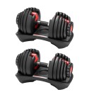 2 Mancuernas Ajustables de 24Kg - RockPull 2 Mancuernas Ajustables de 24Kg - RockPull
