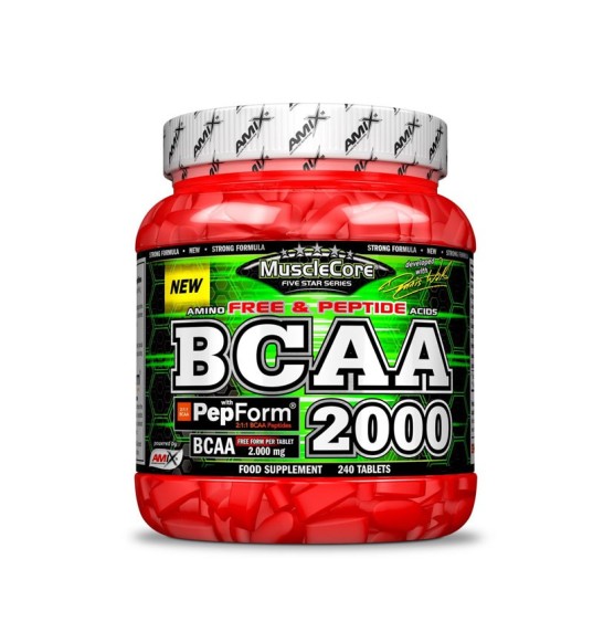 BCAA 2000 240 tabletas de Amix Nutrition