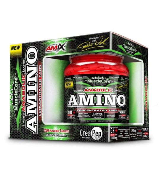 Anabolic Amino con Creapep 250 tabletas de Amix nutrition