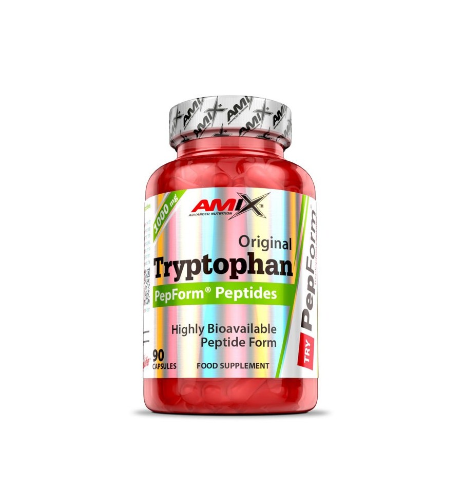 Peptide Pepform Tryptophan 90 Cápsulas - Amix Peptide Pepform Tryptophan 90 Cápsulas - Amix