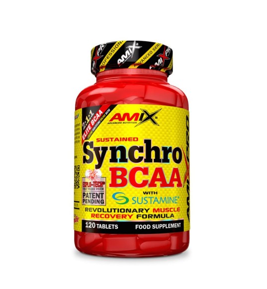 Synchro BCAA Plus Sustamine 120 Tabletas - Amix