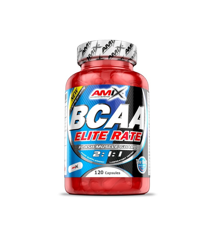 BCAA Elite Rate 120 Cápsulas - Amix BCAA Elite Rate 120 Cápsulas - Amix