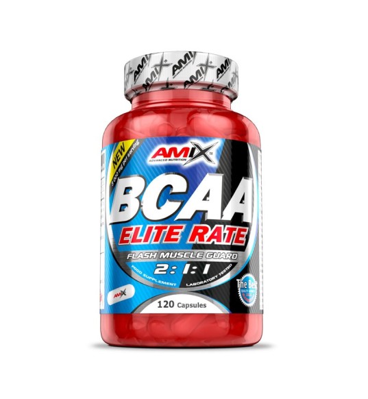 BCAA Elite Rate 120 cápsulas de Amix Nutrition