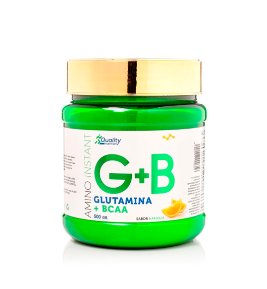 Glutamina y Bcaas 500gr - Quality Nutrition
