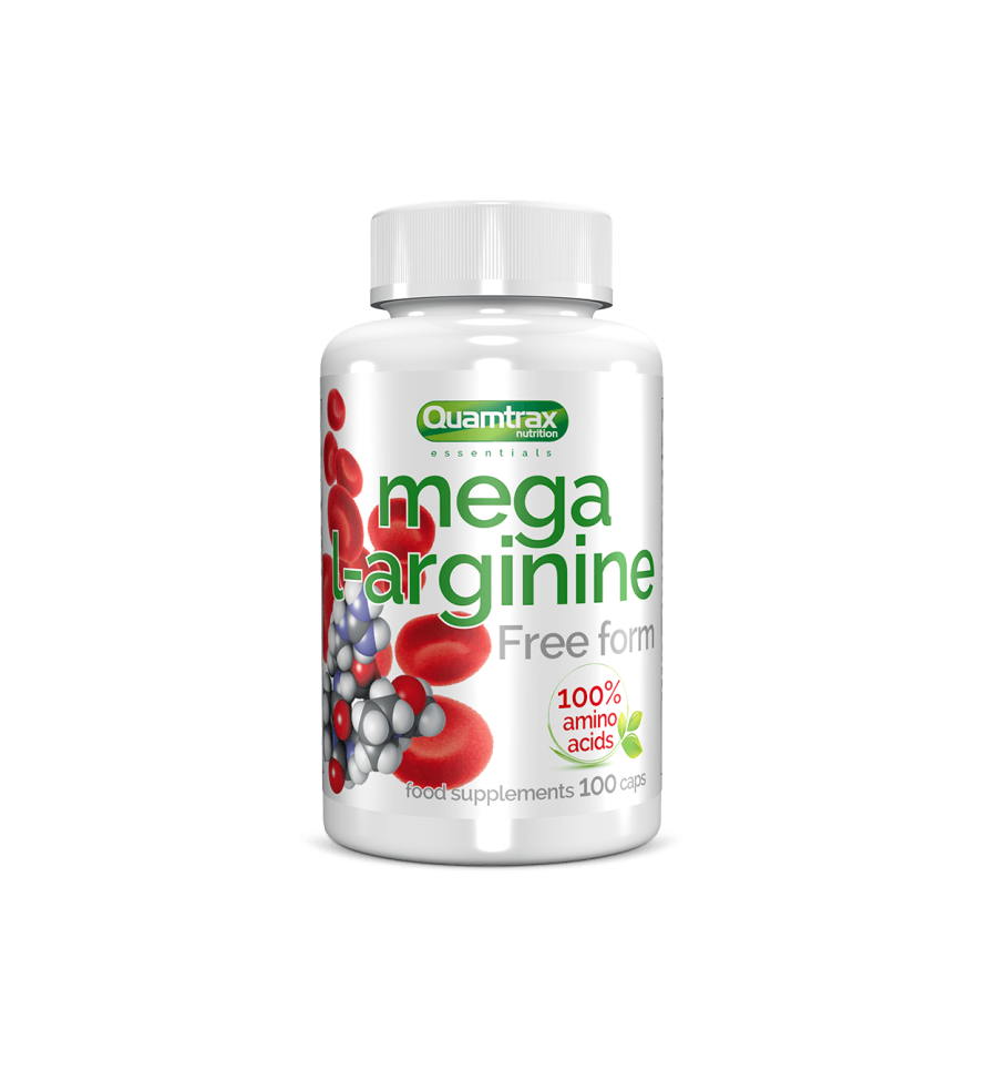 Mega L- Arginina 100 Cápsulas - Quamtrax